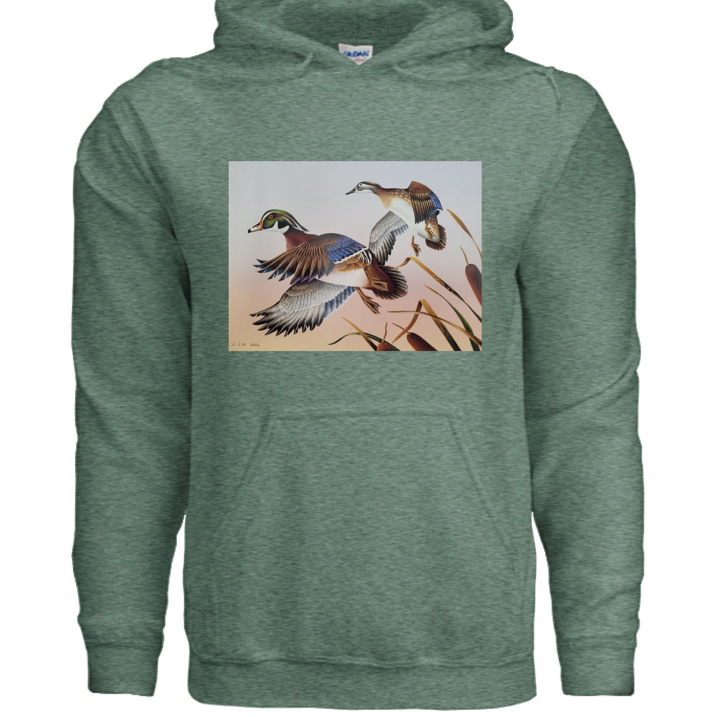 Heather Sport Dark Green - FRONT